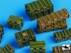 Black Dog T35067 Universal modern plastic boxes accessories set 1/35